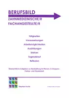 Vorschau - Arbeitsblätter - Berufsbild: Zahnmedizinische/r Fachangestellte/r - Deckblatt