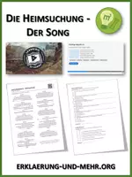 Vorschau - Arbeitsblätter - Die Heimsuchung - Der Song - Deckblatt