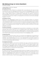 Vorschau - Arbeitsblätter - Die Heimsuchung von Jenny Erpenbeck - Lückentext und Übungen - Seite 1
