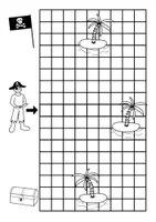 Vorschau - Arbeitsblätter - Piratenschatzsuche - auditive & visuelle Wahrnehmung - Seite 2