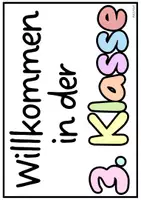 Vorschau - Poster - Willkommensposter 3. Klasse - Deckblatt