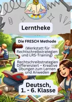 Vorschau - Arbeitsblätter - Rechtschreibstrategien – FRESCH Methode Lerntheke - Deckblatt