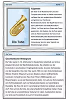 Vorschau - Arbeitsblätter - Die Tuba - Seite 1