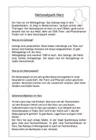 Vorschau - Arbeitsblätter - Stunde zum Harz (Mittelgebirge) / Klasse 4 - Seite 2