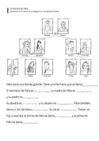 Vorschau - Arbeitsblätter - Arbeitsblätter Spanisch - Familie - la familia - Deckblatt