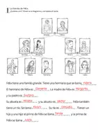 Vorschau - Arbeitsblätter - Arbeitsblätter Spanisch - Familie - la familia - Seite 1