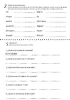 Vorschau - Arbeitsblätter - Arbeitsblätter Spanisch - Familie - la familia - Seite 2