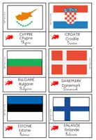 Aperçu - Apprentissages en autonomie - Cartes de nomenclature Pays d’Europe – Montessori - Page 3