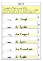 Vorschau - Arbeitsblätter - AnybookPro Material: Rätsel-Schreib-Spaziergang "SP" - Seite 2