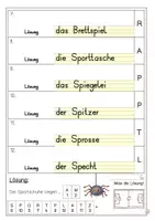 Vorschau - Arbeitsblätter - AnybookPro Material: Rätsel-Schreib-Spaziergang "SP" - Seite 3