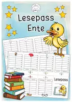 Vorschau - Arbeitsblätter - Lesepass Ente | Klassentiere - Deckblatt