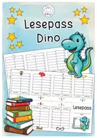Vorschau - Arbeitsblätter - Lesepass Dino | Klassentiere - Deckblatt