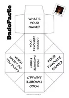 anteprima - Giochi - Dado Facile - TELL US ABOUT YOURSELF (GIOCO-CLIL) - Pagina 1
