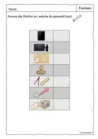 Vorschau - Stationenlernen - Stationsschild, geometrische Formen, ebene Figuren, Geometrie - Seite 2