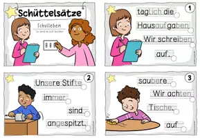 Vorschau - Spiele - Schüttelsätze: Schulleben | Klassenregeln - Seite 2