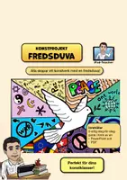förhandsvisning - KONST - steg för steg: Fredsduva (inkl. mall) - försättsblad
