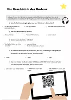 Vorschau - Arbeitsblätter - Hörverstehen (differenziert): Die Geschichte des Dudens - Seite 2