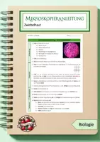 Vorschau - Arbeitsblätter - Mikroskopieranleitung: Zwiebelzelle - Deckblatt