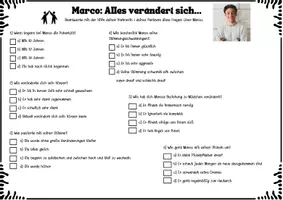 Vorschau - Arbeitsblätter - Die Pubertät (Erwachsen werden) inkl. Lösungen! - Seite 2