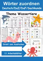 Vorschau - Arbeitsblätter - XXL Materialpaket Wörter zuordnen (Ständig wachsend!) - Seite 1
