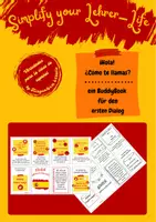 Vorschau - Arbeitsblätter - ¡Hola! ¿Cómo te llamas? - BuddyBook - Deckblatt