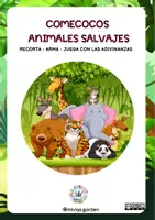 Vista previa - Juegos / Gamificación - Comecocos: Adivinanzas animales salvajes (Cootiecatcher) - Portada