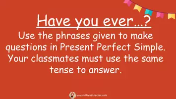 Προεπισκόπηση - Φύλλα εργασίας - Game for Present Perfect Simple-Have you ever? - Σελίδα 1