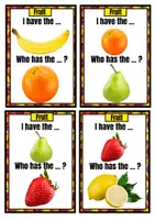 Vorschau - Spiele - I have ... Who has ... ? FRUIT - Seite 3