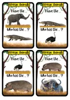 Vorschau - Spiele - I have ... Who has ...? AFRICAN ANIMALS - Spiel und Merkblatt - Seite 3