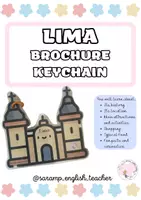 Vista previa - Manualidades / Dibujos para colorear - LET'S TRAVEL BROCHURE KEYCHAINS PACK (LATINO-AMERICA) - página 1
