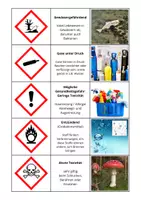 Vorschau - Spiele - GHS-Symbole - Legekarten (Legespiel zur Sicherheit im Chemieunterricht, Gefahrensymbole Piktogramme) - Seite 3
