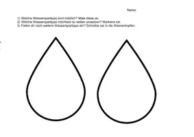 Vorschau - Arbeitsblätter - Wassersparen im Alltag - Seite 2