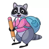 Vorschau - selbst erstellte Cliparts/Grafiken - Waschbär Clipart Set - Waschbären Illustration (Tiere Cliparts) - Seite 1