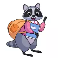 Vorschau - selbst erstellte Cliparts/Grafiken - Waschbär Clipart Set - Waschbären Illustration (Tiere Cliparts) - Seite 2