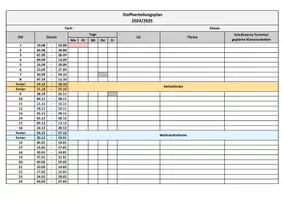 Vorschau - Lehrpläne/Lehrermaterial - Stoffverteilungsplan/Jahresplan für das Schuljahr 2024/2025 Nordrhein-Westfalen - Seite 2