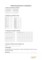 Vorschau - Arbeitsblätter - Wiederholung Mathe Klasse 5/6 schriftliche Grundrechenarten - Seite 2