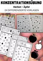 Vorschau - Arbeitsblätter - Materialpaket: Konzentrationsübungen - Seite 1