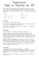 Vorschau - Arbeitsblätter - Kopfrechnen bis 20 : Meine Weltreise - Seite 1