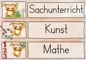 Vorschau - Poster - BUNDLE: Faultierklasse/ Klassentier Faultier - Classroom Management - Seite 2