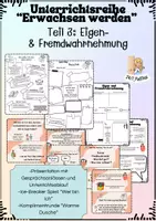 Vorschau - Arbeitsblätter - Eigen-& Fremdwahrnehmung (Erwachsen werden) - Deckblatt