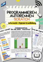 Vorschau - Arbeitsblätter - Scratch - Autorennen - Experten (Programmieren) - Deckblatt