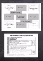 Vorschau - Poster - Bildbeschreibung / describing pictures - Handout und Tafelmaterial (Jg. 9-10) - Deckblatt