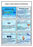Vorschau - Spiele - Lesespiel / Lesekette - Abenteuer in den Sommerferien - Seite 1