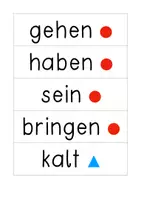 Vorschau - Präsentationen/Tafelbilder - Wortkarten Modellwörter „Sprache Stein Papier 2“ - Seite 2