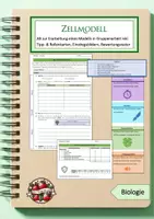 Vorschau - Arbeitsblätter - Zellmodell planen, erstellen und reflektieren - Deckblatt