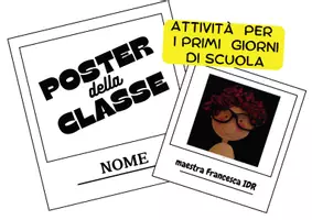 anteprima - Materiale per pittura e bricolage - POSTER DI CLASSE BN (decorazione d'aula) - Pagina 1