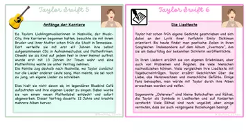 Vorschau - Bildkarten - 24 Taylor Swift Lese- und Abschreibkarten - Seite 2
