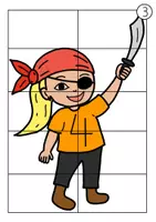 Vorschau - Stundenentwürfe - Rätselstunde/ Schatzsuche: Piratenschatztruhe öffnen - Seite 3