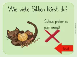 Vorschau - Stationenlernen - Silben Quiz schwer (Spiel 1) - Seite 3
