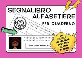 anteprima - Materiale di supporto/inclusione - segnalibro alfabetiere per alunni di classe prima - Pagina di copertina